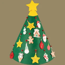 Action Mini-sapin de Noël avec décorations* Bricolage