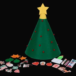 Action Mini-sapin de Noël avec décorations* Bricolage