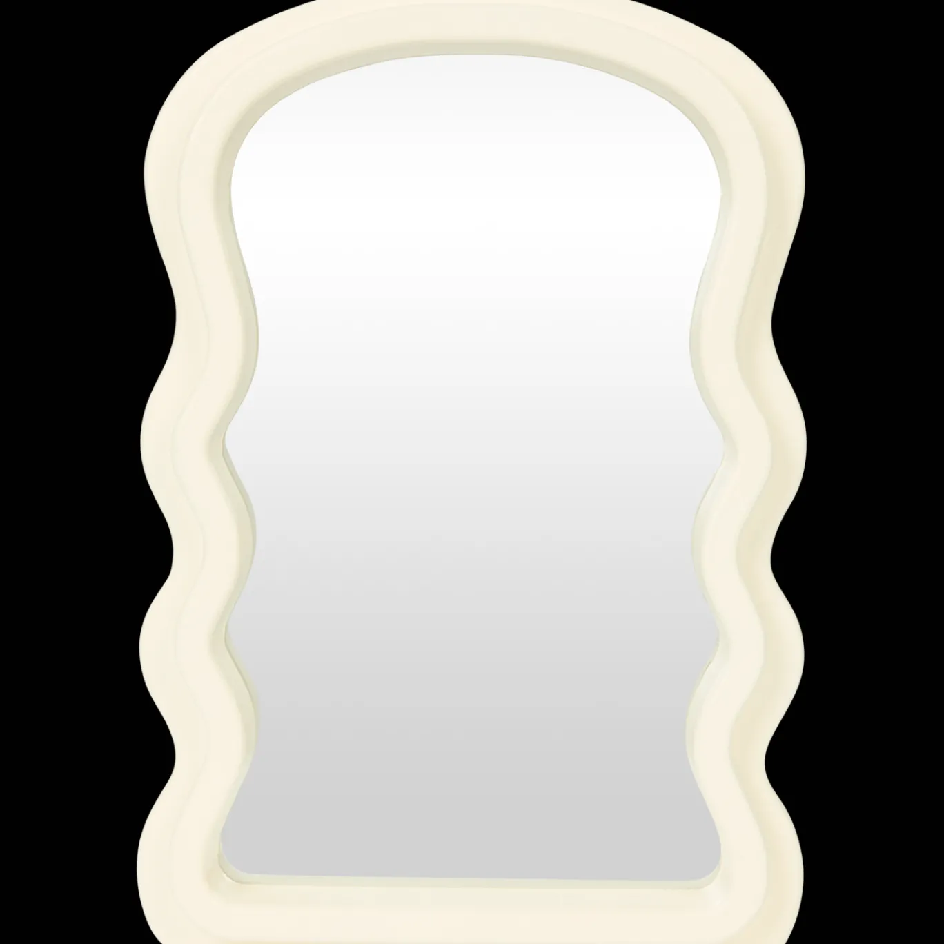 Action Miroir avec cadre ondulé* Décoration Murale