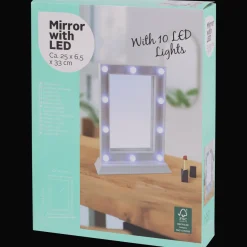 Action Miroir avec éclairage LED* Santé