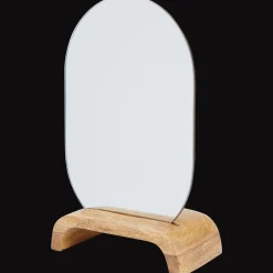 Action Miroir avec support en manguier* Décoration Murale