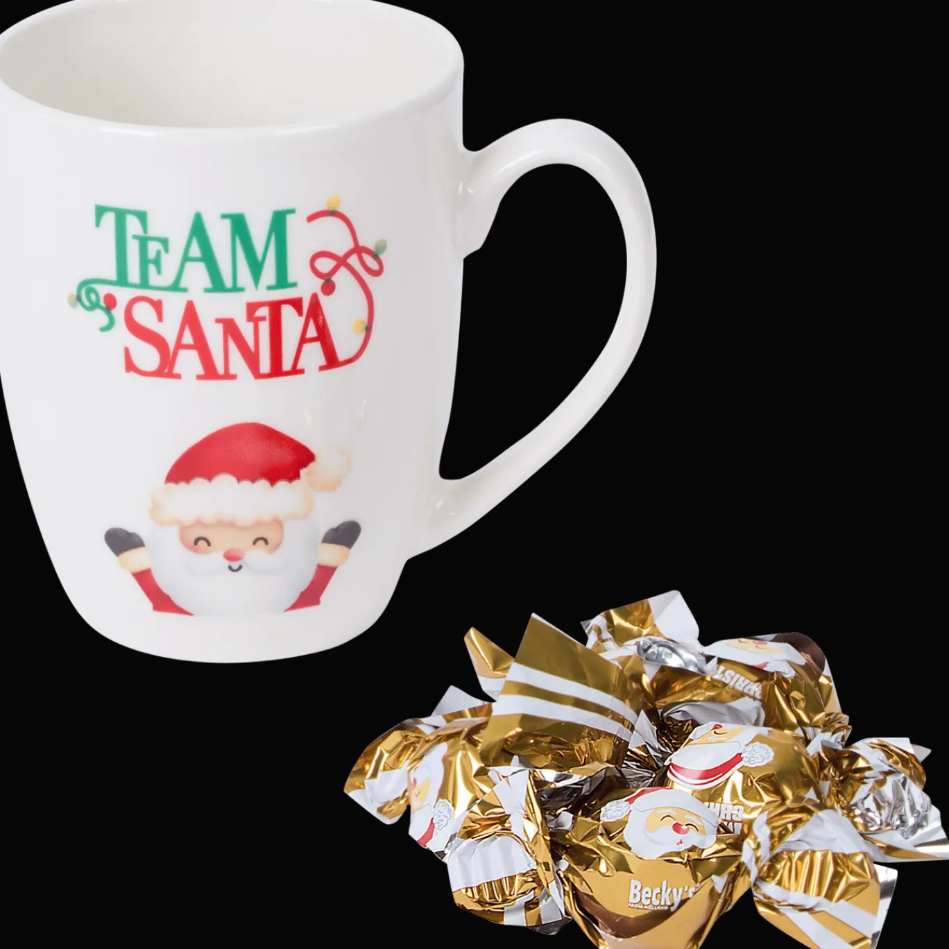 Action Mug de Noël avec chocolats* Chocolat