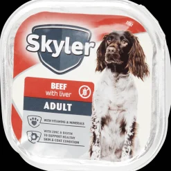 Skyler Nourriture humide pour chien Bœuf & foie* Alimentation