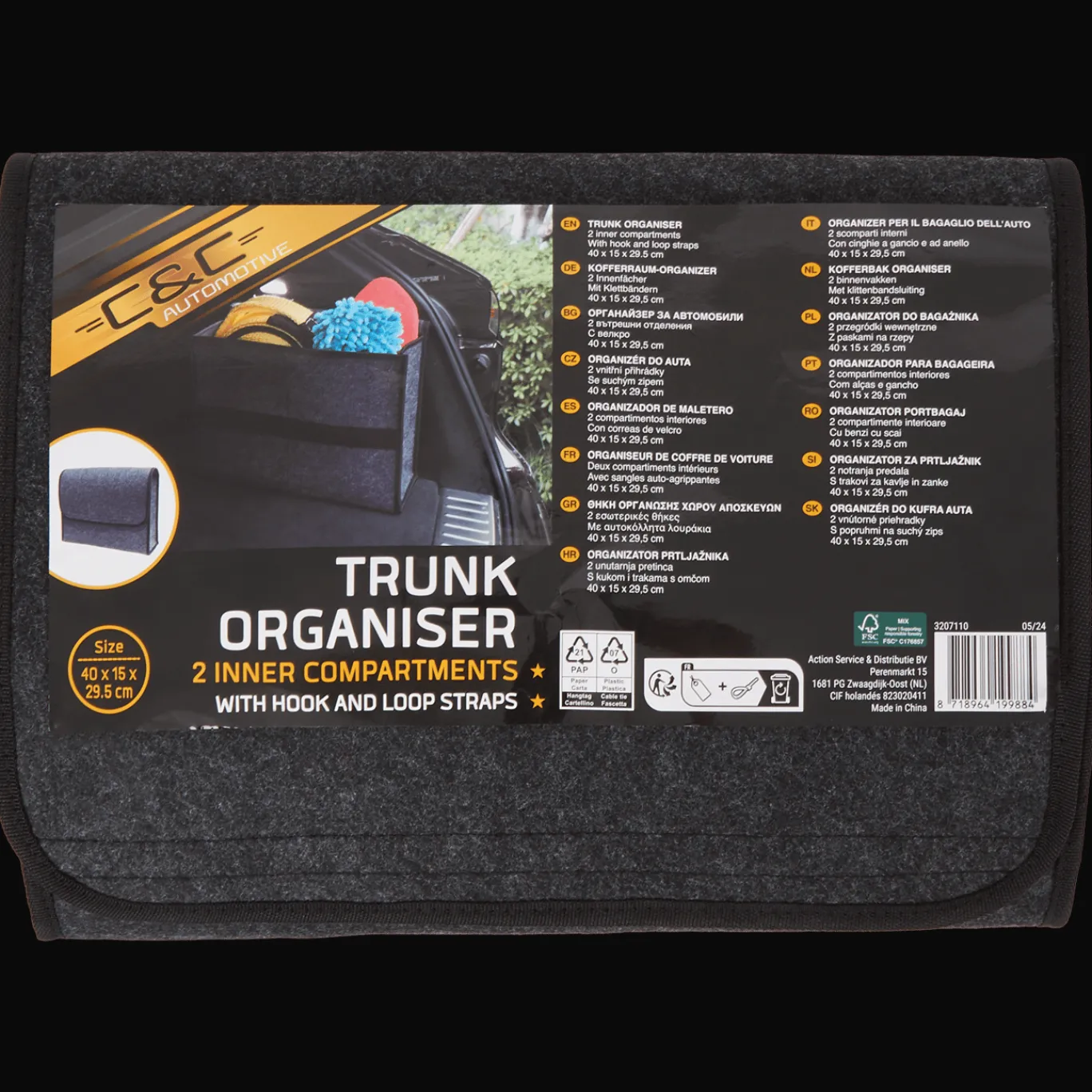 C&C Organisateur de coffre de voiture* Accessoires Automobiles