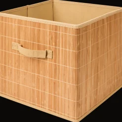 Action Panier de rangement en bambou* Accessoires Pour La Maison