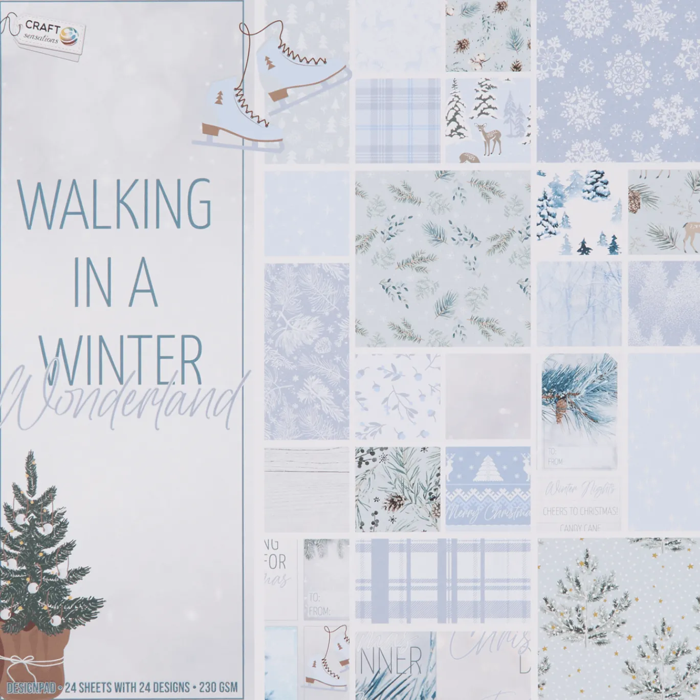 Action Papier créatif de Noël Craft Sensations* Cartes