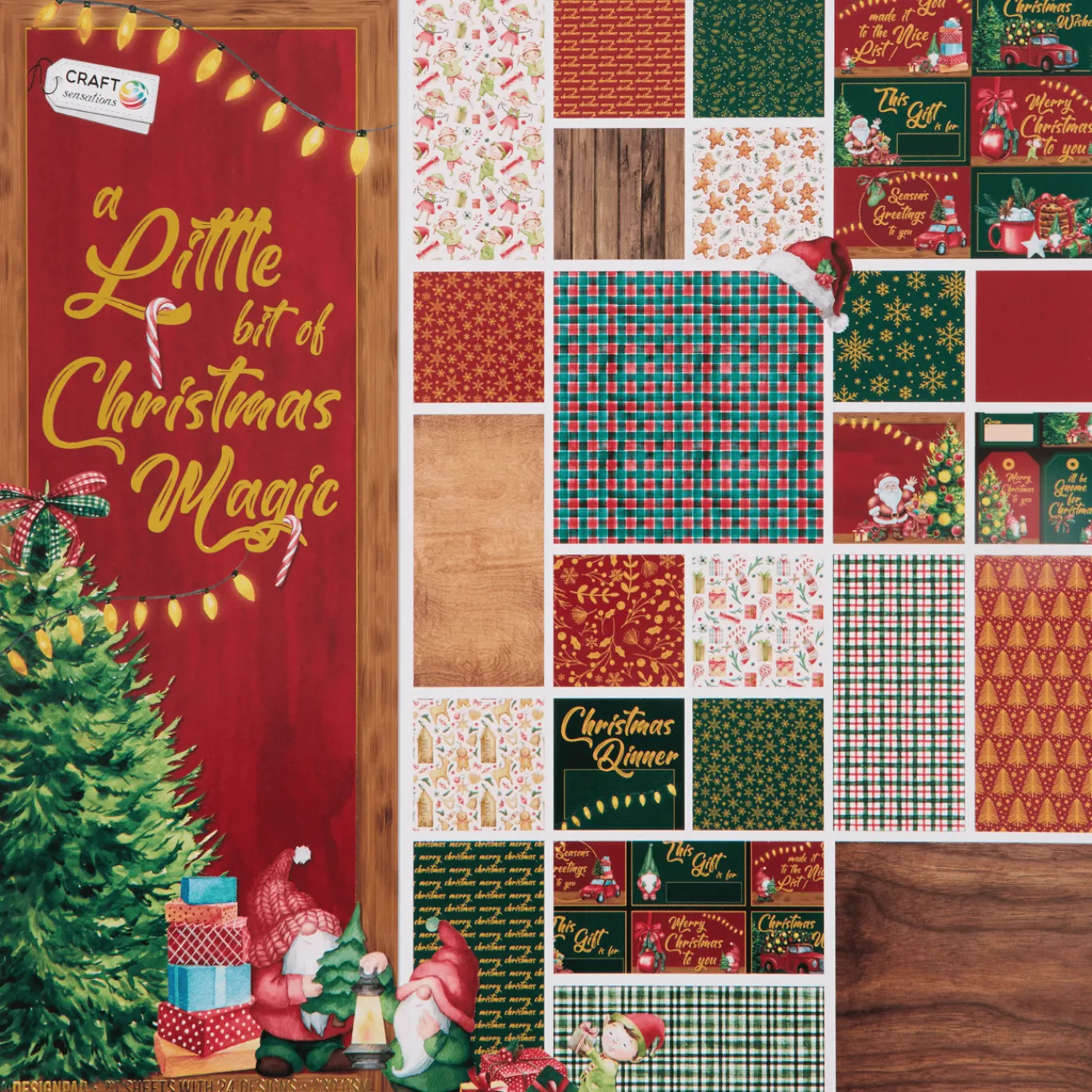 Action Papier créatif de Noël Craft Sensations* Cartes
