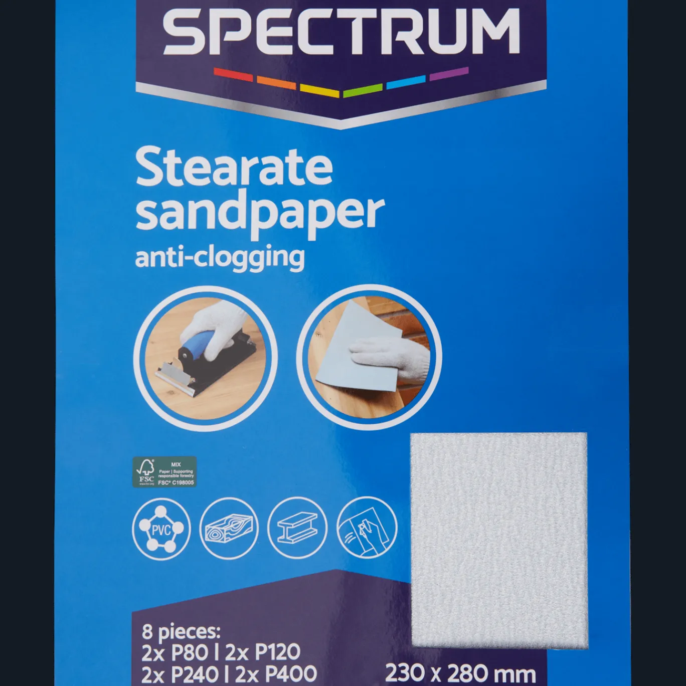 Spectrum Papier de verre* Outils