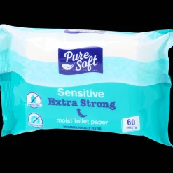 Pure Soft Papier toilette humide Sensitive Bio-flush* Soins Corporels