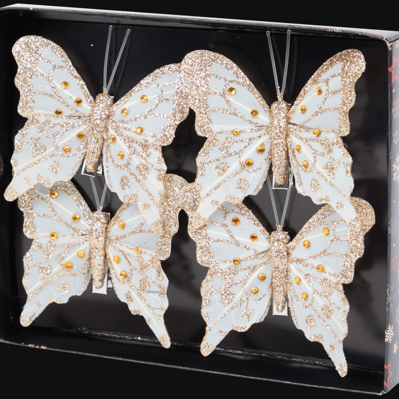 Action Papillons avec clip* Décoration Saisonnière