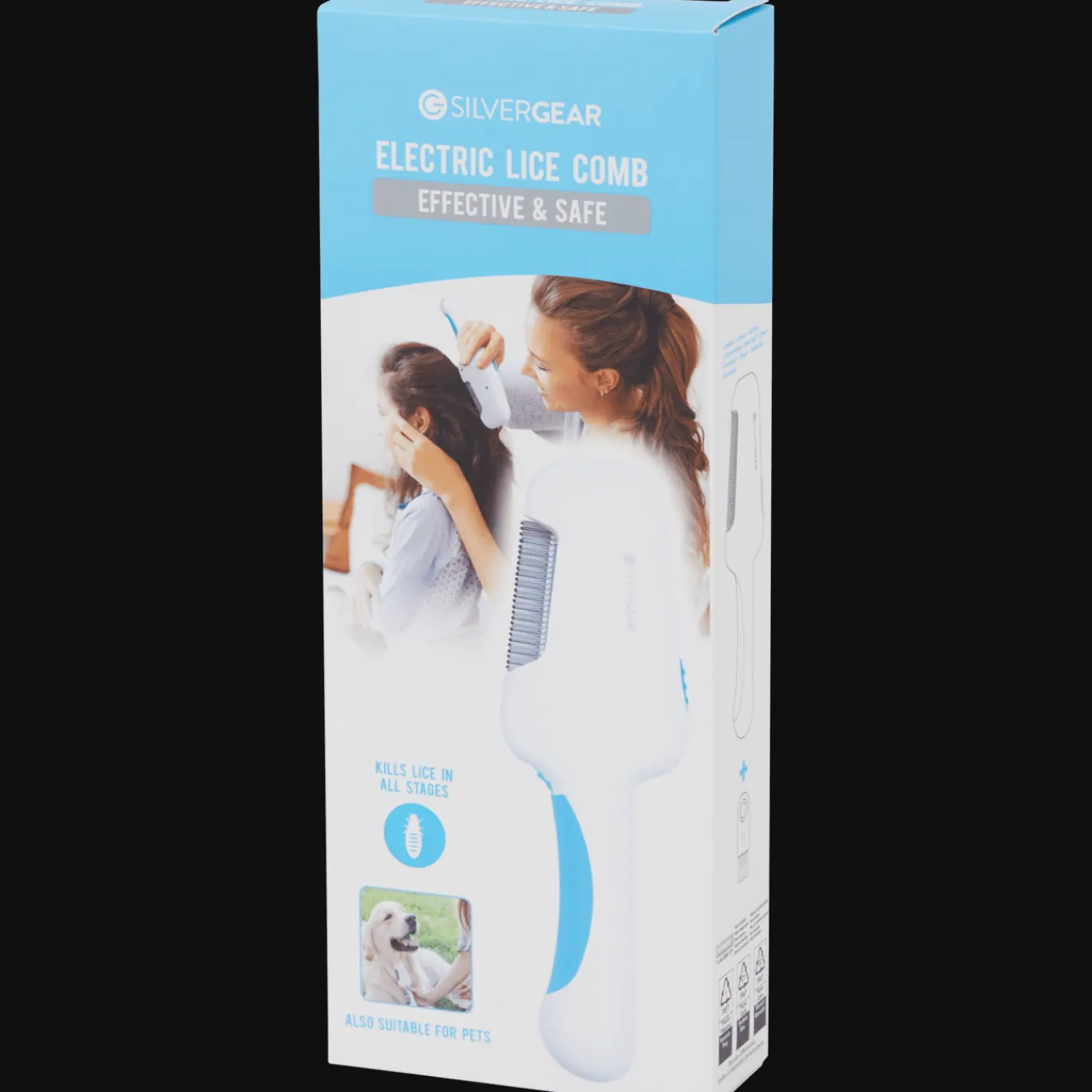 Action Peigne électrique anti-poux Silvergear* Anti-Moustiques|Lutte Antiparasitaire