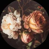 Action Peinture florale ronde* Cadres Photo