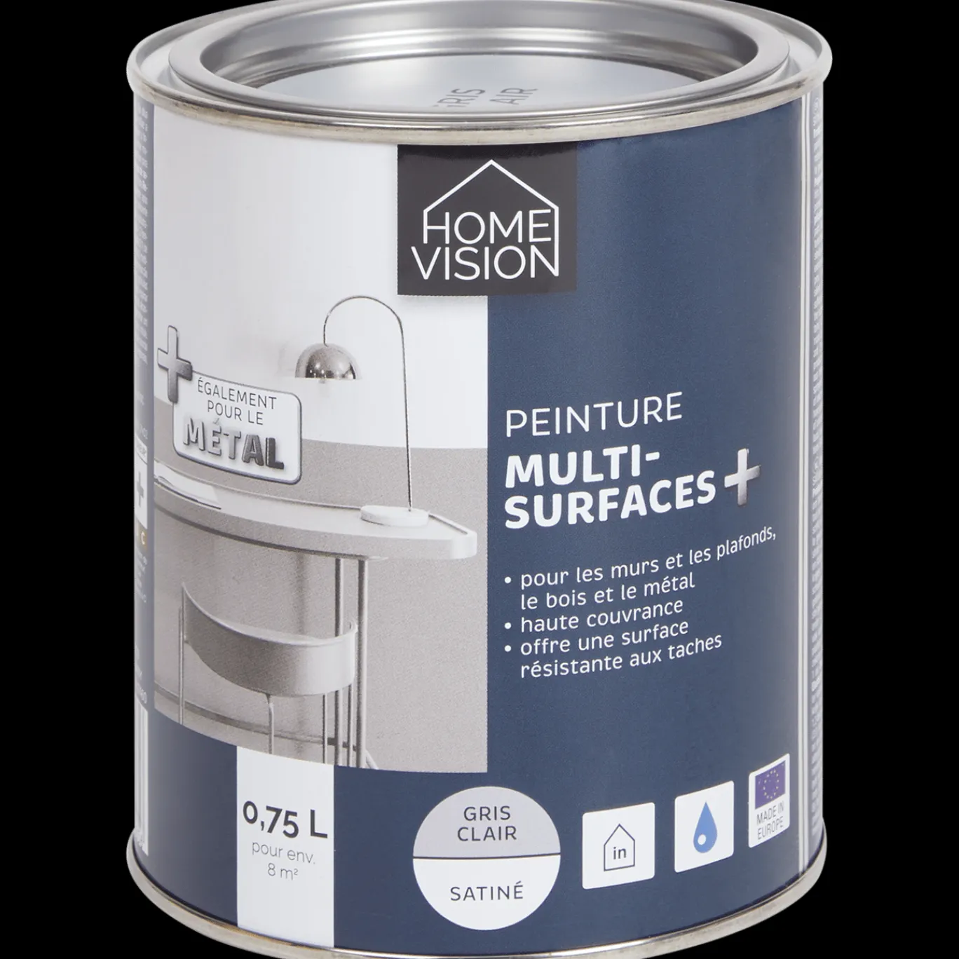 Action Peinture Home Vision Gris* Peinture