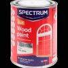 Spectrum Peinture laque satinée pour bois 2-en-1 RAL 9010* Peinture