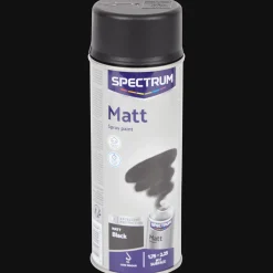 Spectrum Peinture mate en aérosol Noir* Peinture