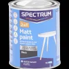 Spectrum Peinture mate 2-en-1 Noir* Peinture
