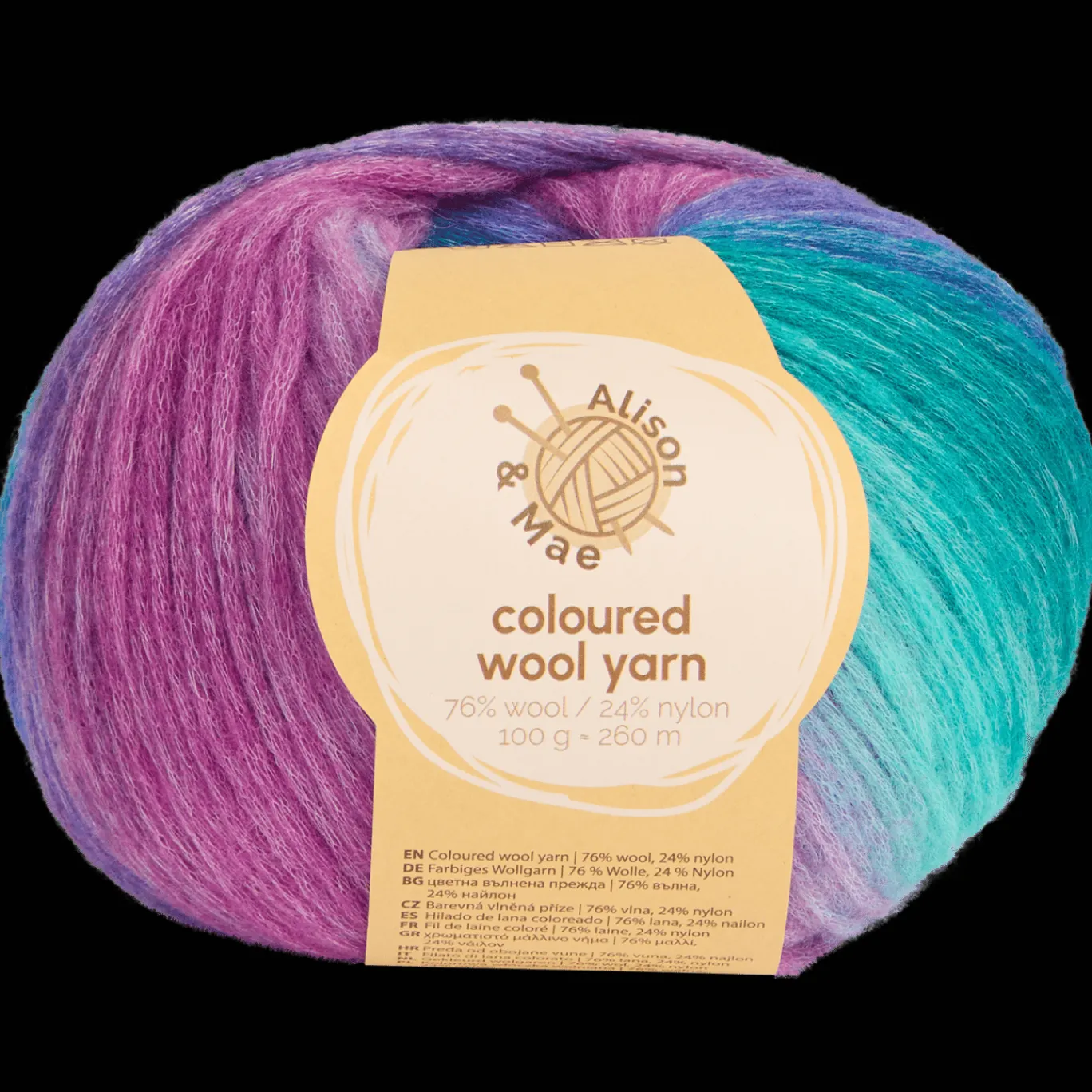 Alison & Mae Pelote de laine colorée* Crocheter Et Tricoter