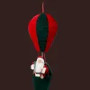 Action Personnages de Noël dans une montgolfière* Décoration Saisonnière