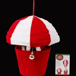 Action Personnages de Noël dans une montgolfière* Décoration Saisonnière