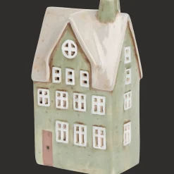 Action Petite maison en céramique Home Accents* Décoration Saisonnière