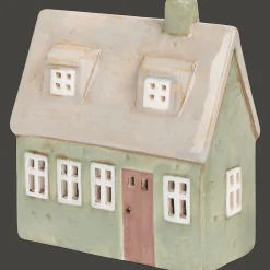 Action Petite maison en céramique Home Accents* Décoration Saisonnière
