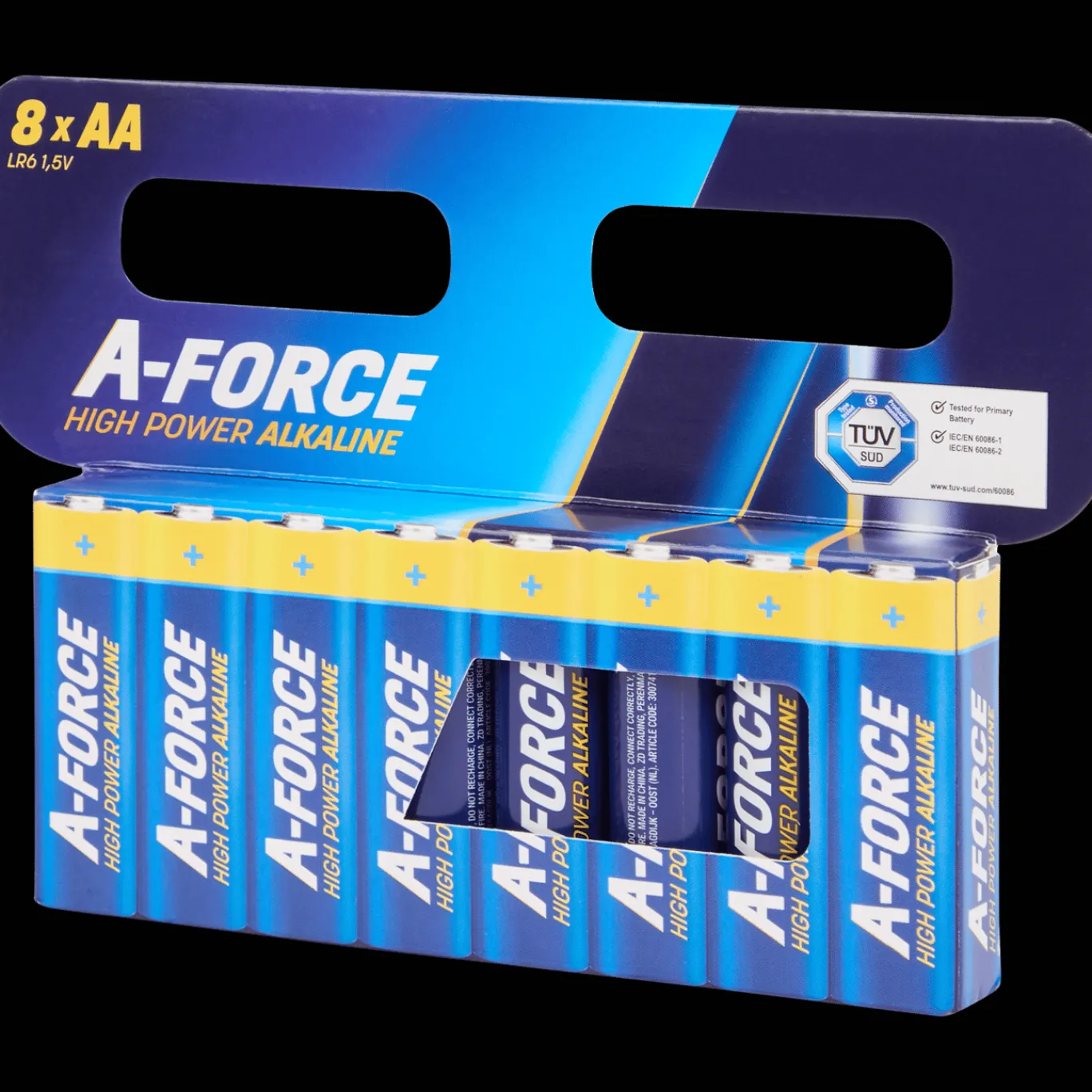 A-Force Piles High Power Alkaline AA* Piles