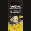 Rayovac Piles pour appareils auditifs A10* Piles