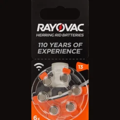 Rayovac Piles pour appareils auditifs A13* Piles