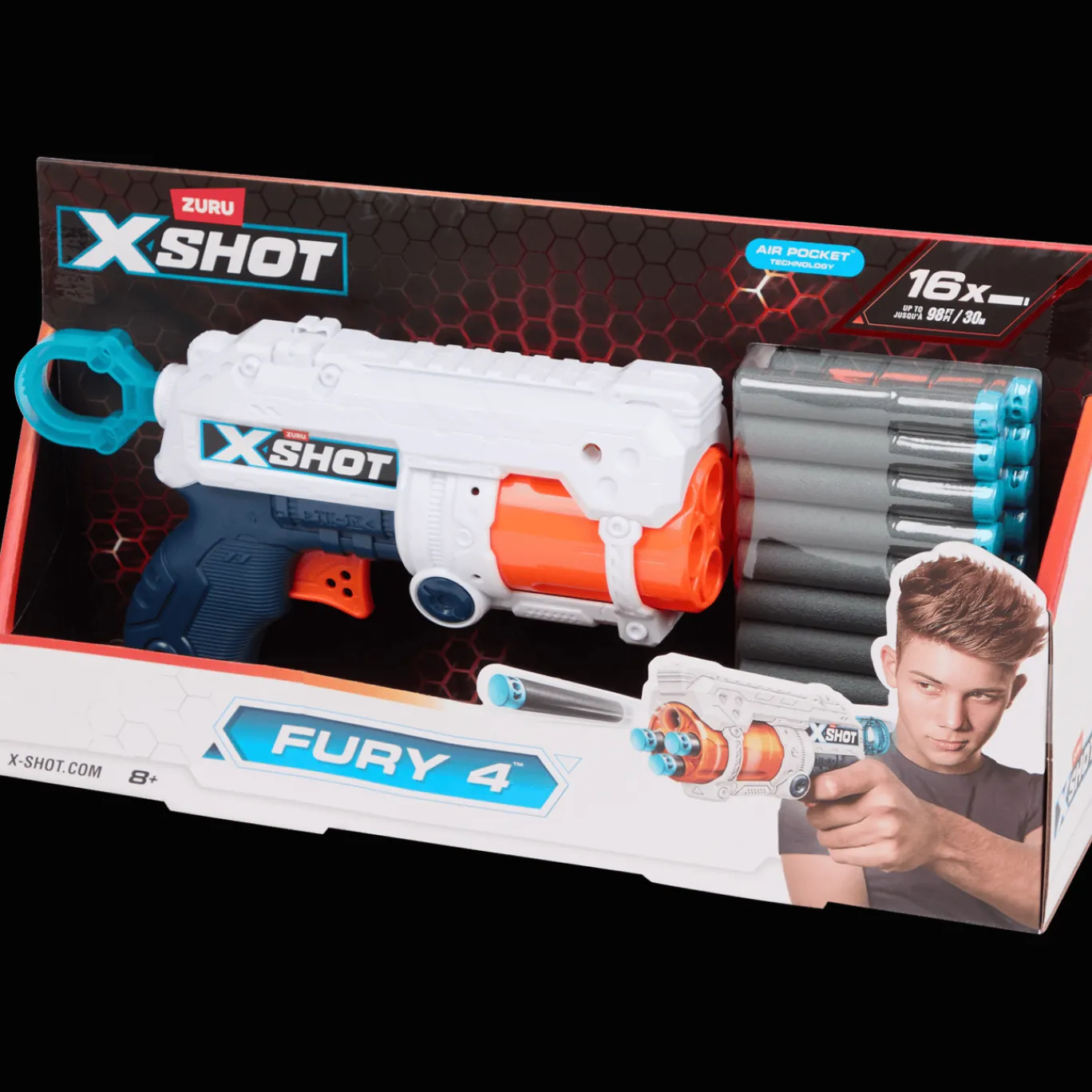 Zuru Pistolet à fléchettes X-Shot Fury 4* Jeux