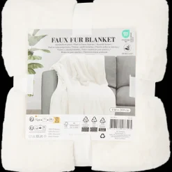 Action Plaid en fausse fourrure* Plaids Et Couvertures