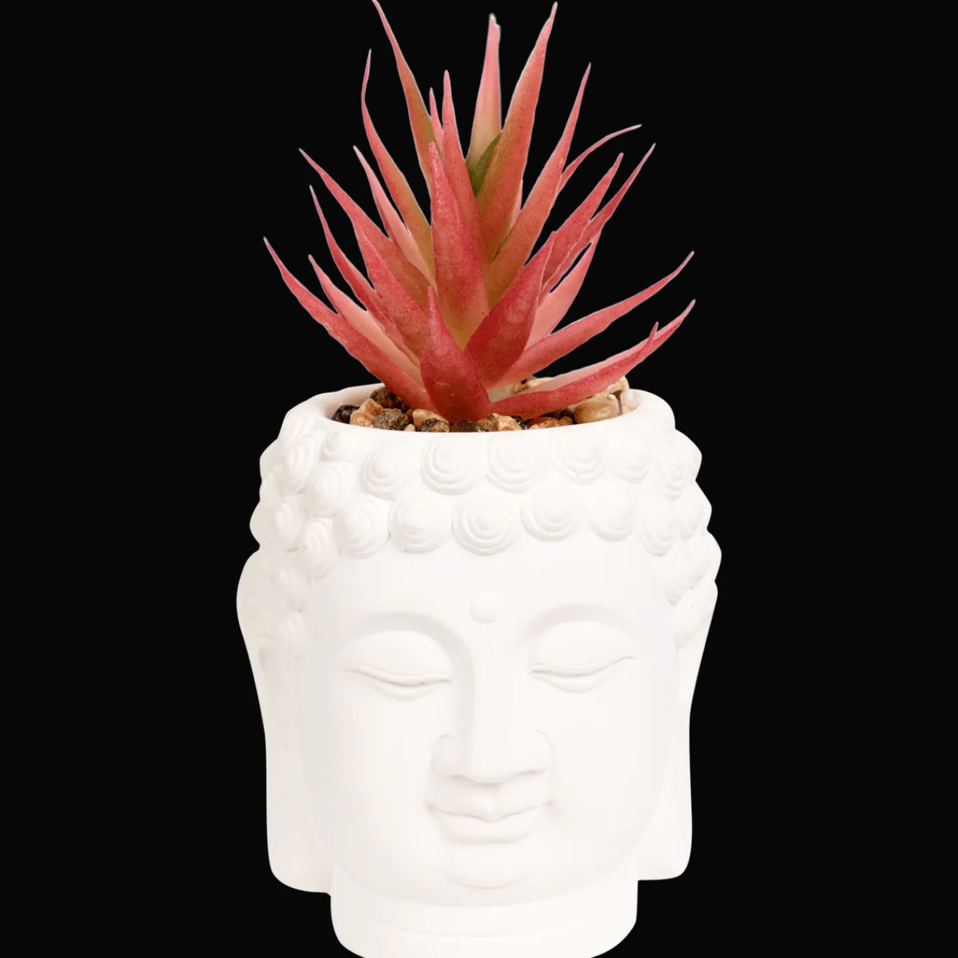 Action Plante artificielle dans un cache-pot Bouddha* Pots De Fleurs