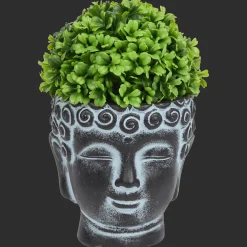 Action Plante artificielle dans pot en forme de Bouddha* Plantes Et Fleurs Artificielles