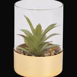 Action Plante grasse artificielle dans un terrarium* Plantes Et Fleurs Artificielles