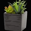 Action Plante grasse artificielle en pot* Plantes Et Fleurs Artificielles