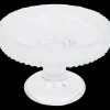 Action Plat en verre sur pied* Conserver Et Emporter