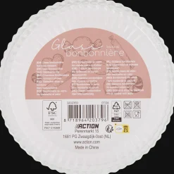 Action Plat en verre sur pied* Conserver Et Emporter