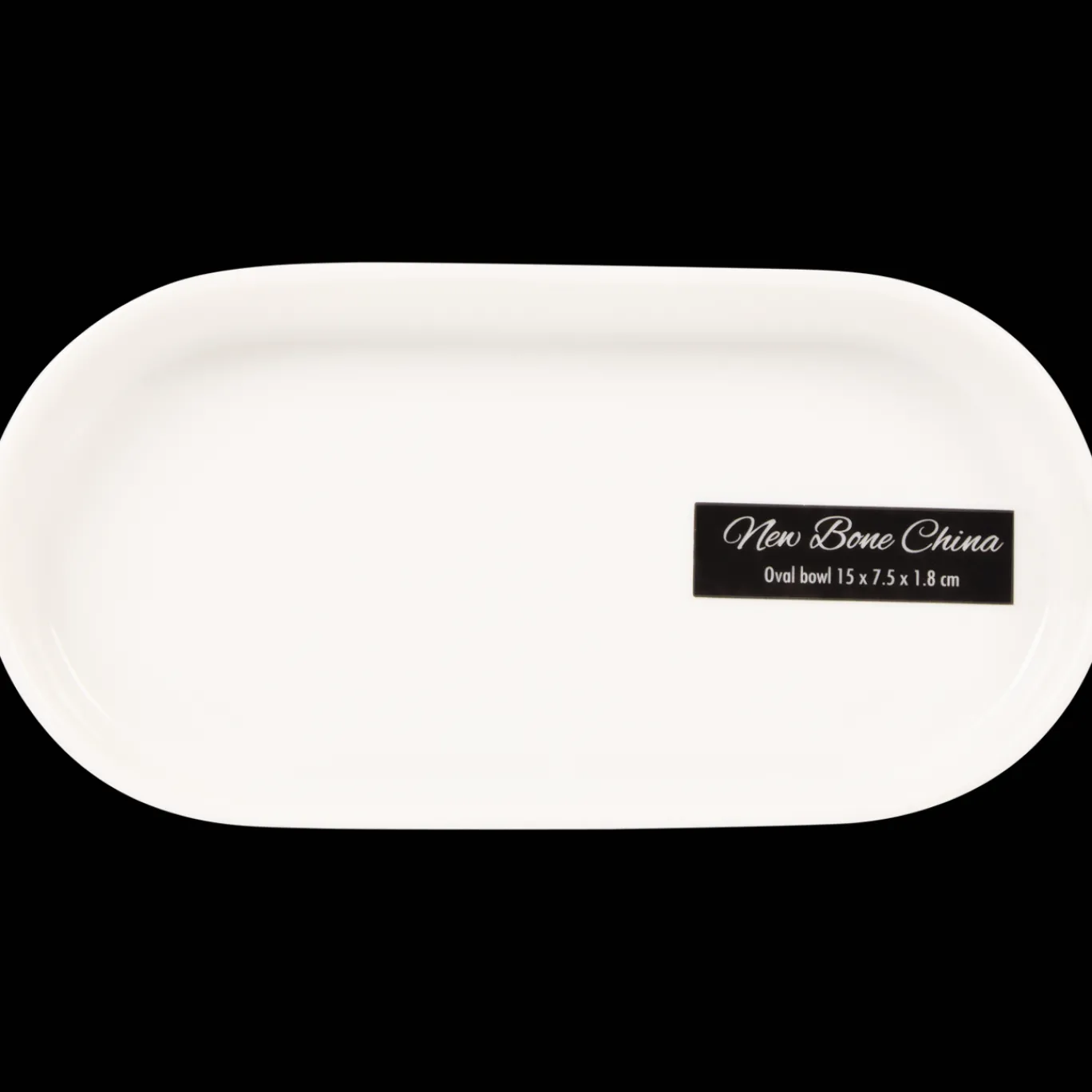 Action Plat ovale en porcelaine* Plateaux