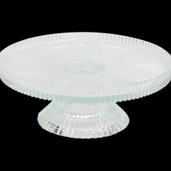 Action Plateau à gâteau en verre* Plateaux