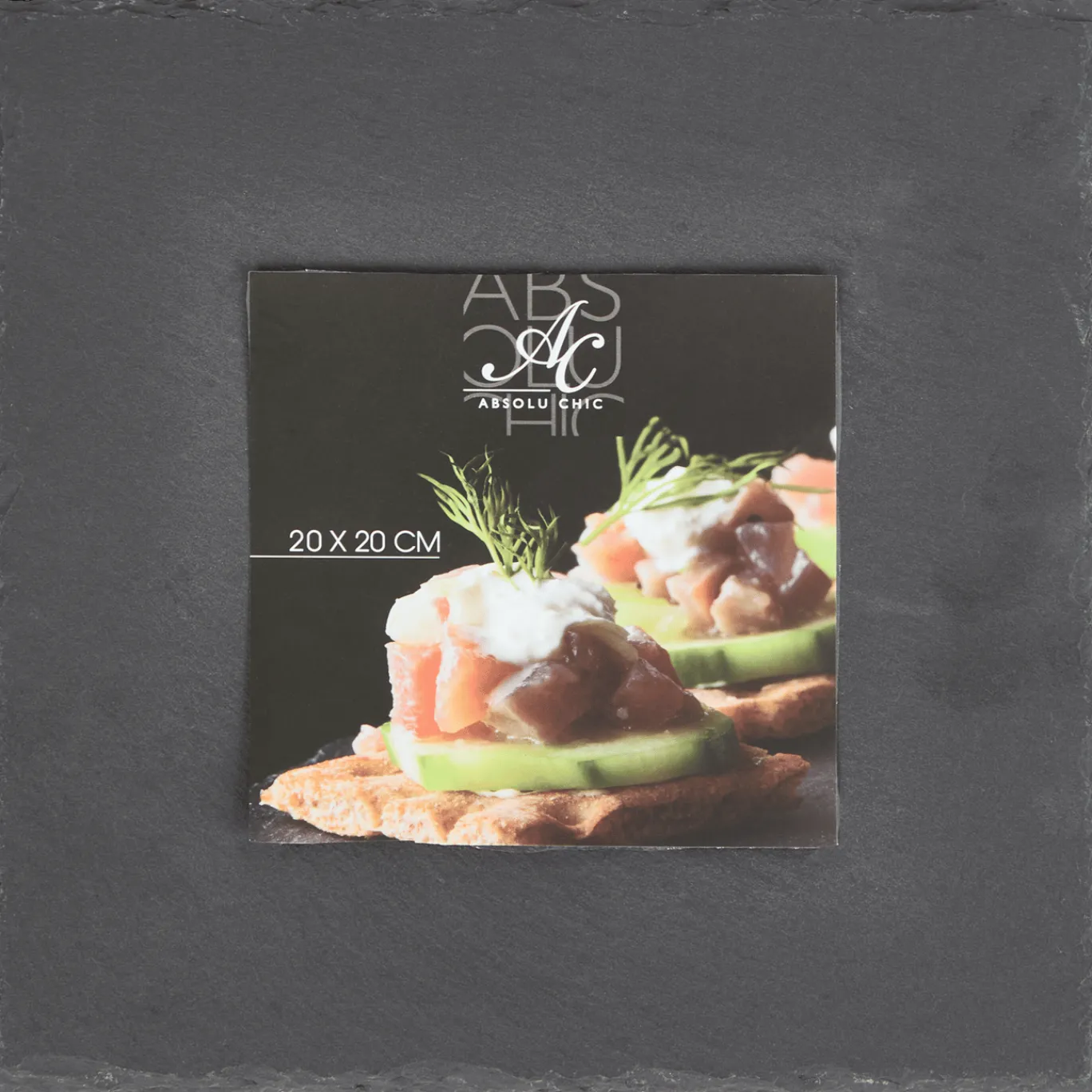 Action Plateau ardoise Absolu Chic* Services