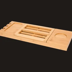 Action Plateau en bambou pour baignoire* Accessoires Pour La Maison