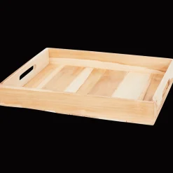 Action Plateau en teck* Accessoires Pour La Maison