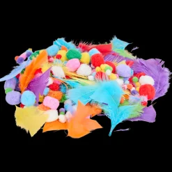 Action Plumes et pompons pour loisirs créatifs* Bricolage
