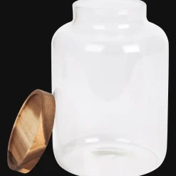 Action Pot de conservation avec couvercle en bois* Conserver Et Emporter