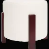 Studio Home Pouf avec pieds en bambou* Accessoires Pour La Maison