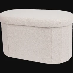 Action Pouf de rangement en teddy* Accessoires Pour La Maison