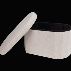 Action Pouf de rangement en teddy* Accessoires Pour La Maison