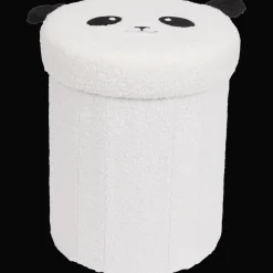 Action Pouf de rangement pliable en tissu teddy* Accessoires Pour La Maison