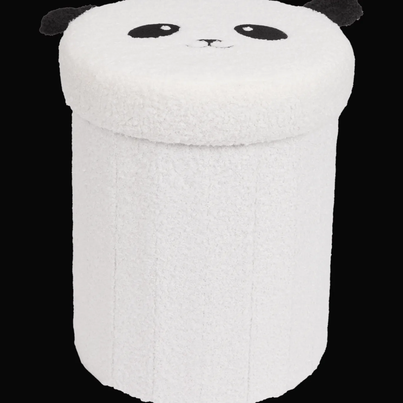 Action Pouf de rangement pliable en tissu teddy* Accessoires Pour La Maison