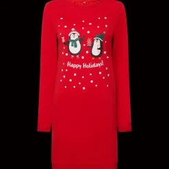 Action Robe de Noël avec imprimé* Vêtements