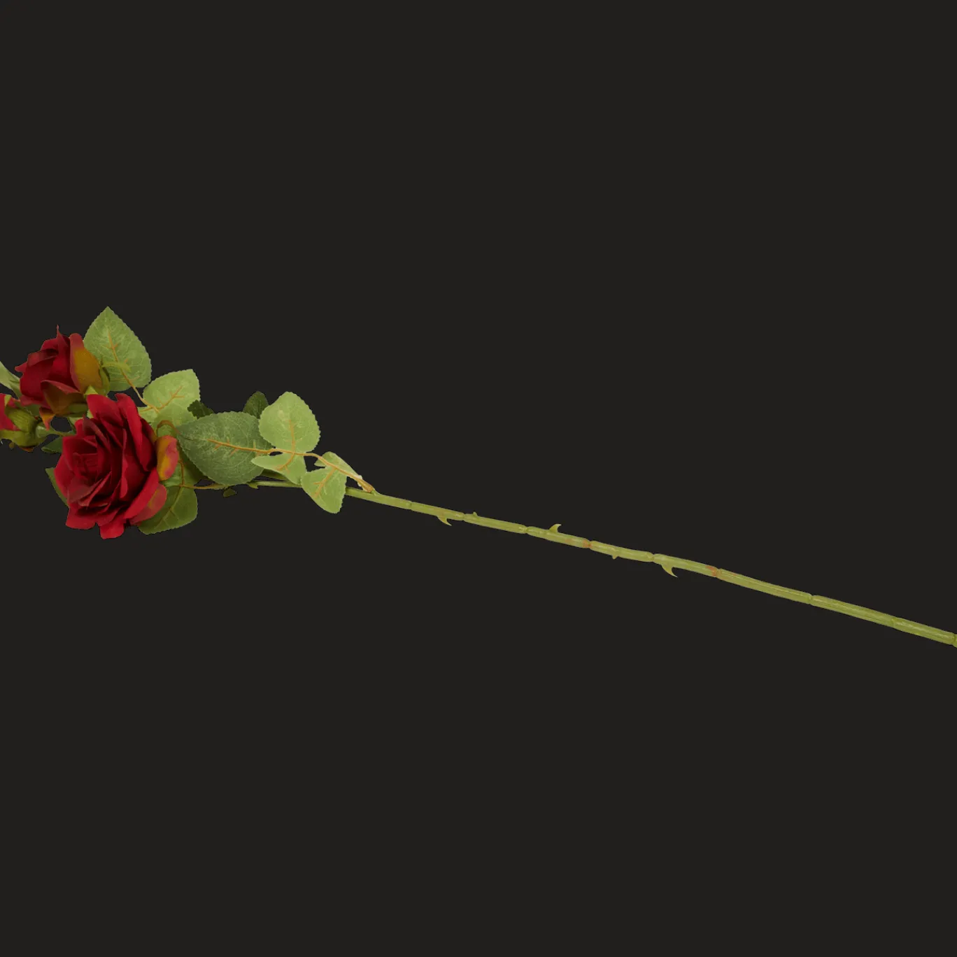 Action Rose artificielle sur tige* Plantes Et Fleurs Artificielles
